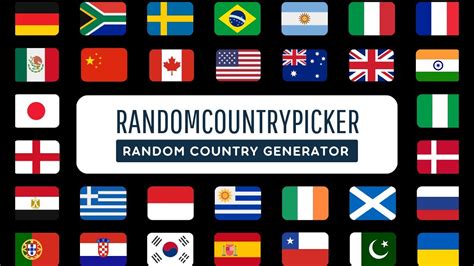 Pick a Random Country.